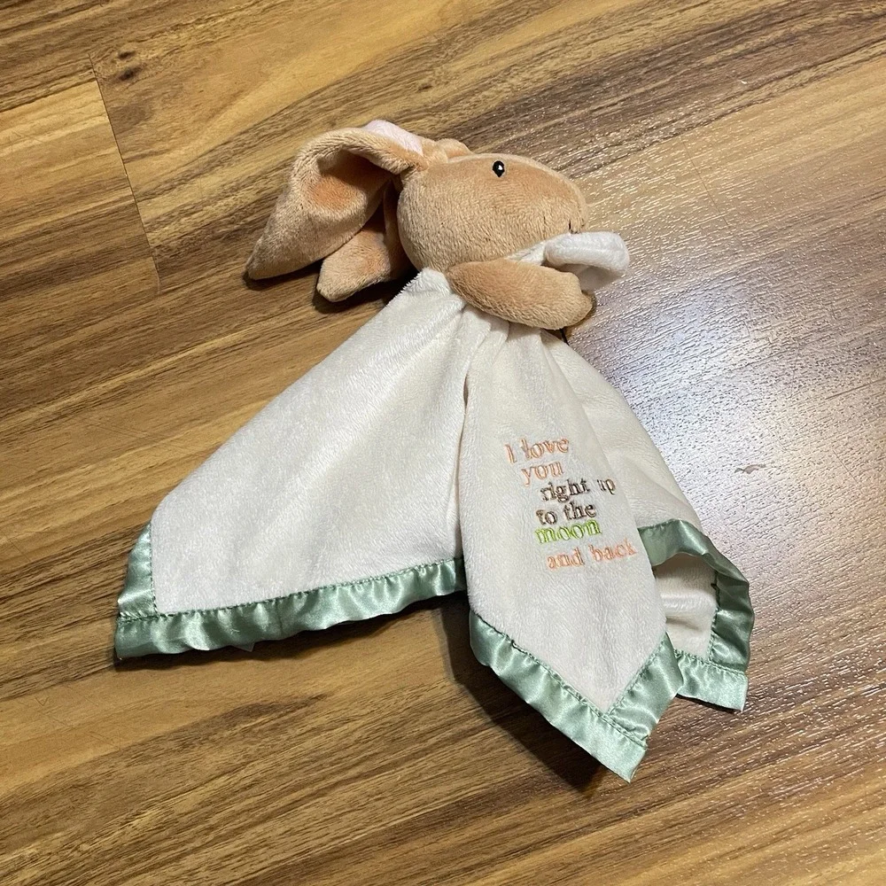 Guess How Much I Love You to the Moon & Back Rabbit Baby Security‎ Blanket Lovey